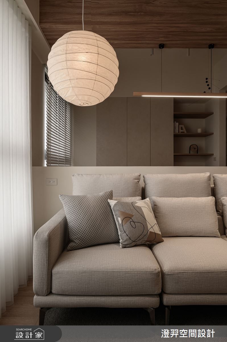 16坪新成屋(5年以下)＿日式無印風客廳案例圖片＿澄羿空間設計＿澄羿_光木之森之7
