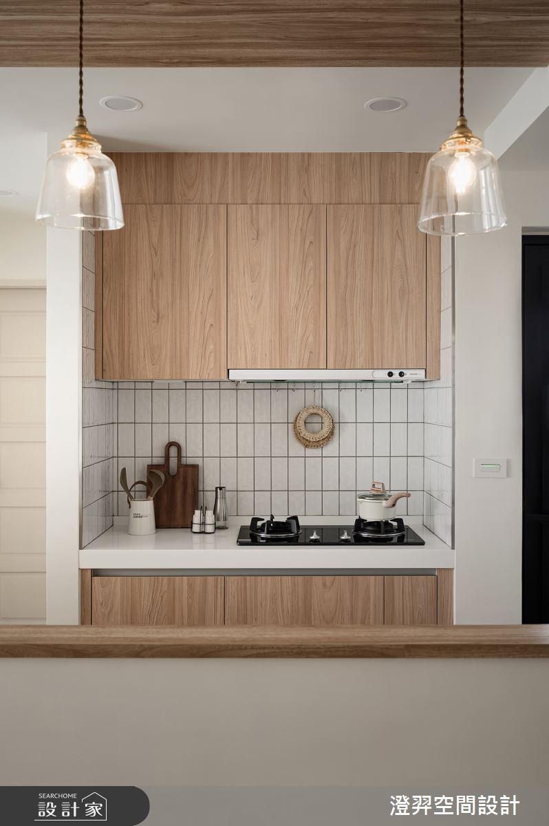 16坪新成屋(5年以下)＿日式無印風廚房案例圖片＿澄羿空間設計＿澄羿_光木之森之16