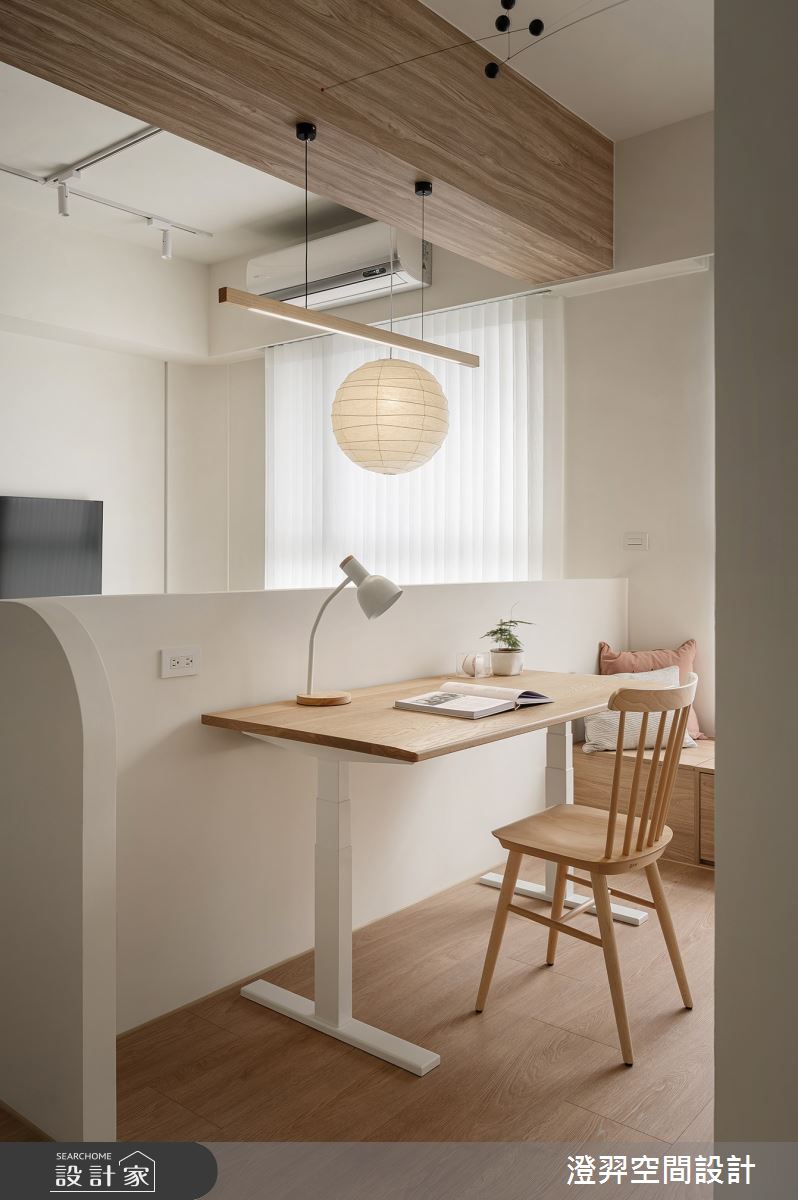 16坪新成屋(5年以下)＿日式無印風書房案例圖片＿澄羿空間設計＿澄羿_光木之森之13