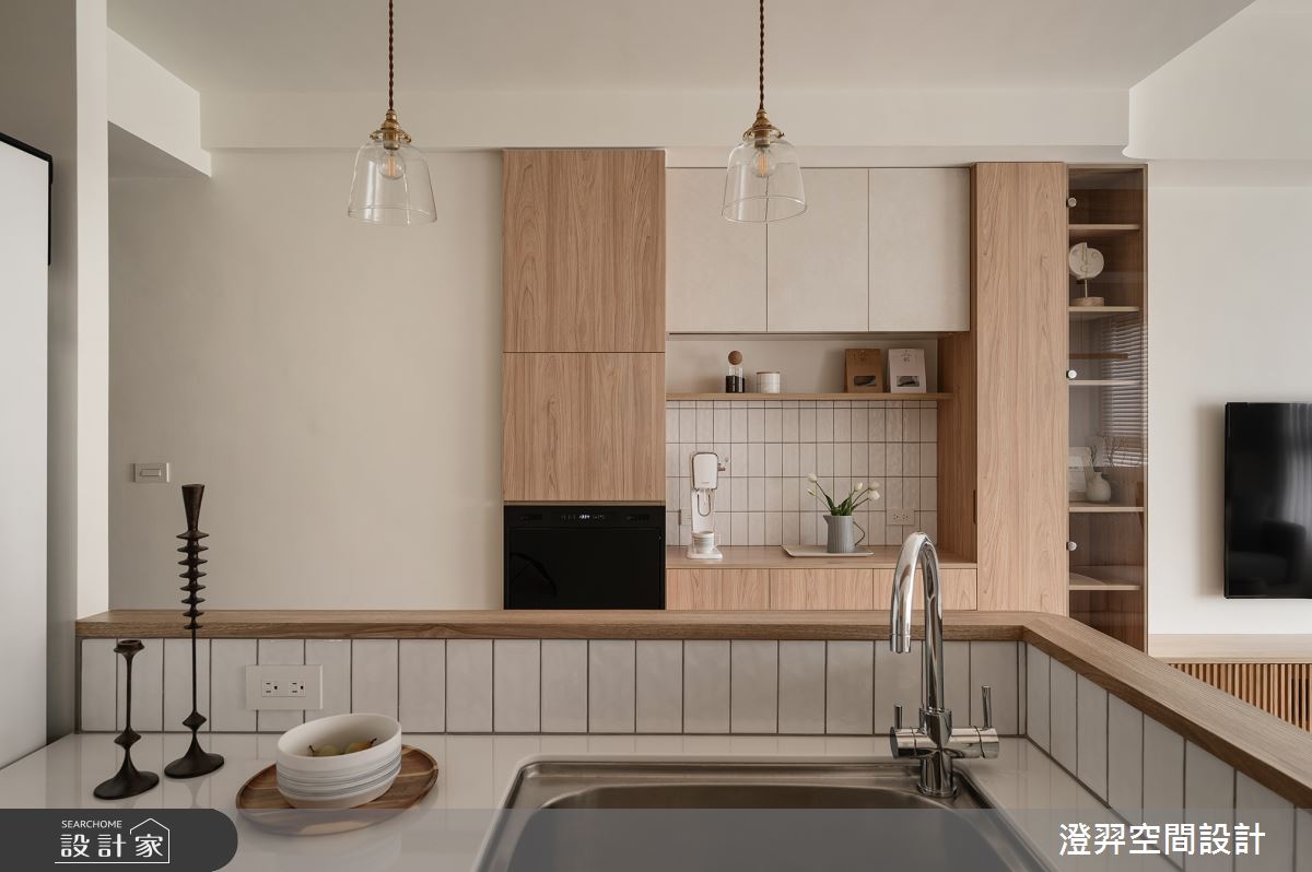 16坪新成屋(5年以下)＿日式無印風中島案例圖片＿澄羿空間設計＿澄羿_光木之森之15