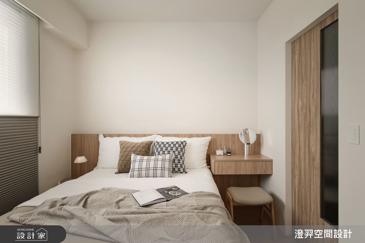 16坪新成屋(5年以下)＿日式無印風臥室案例圖片＿澄羿空間設計＿澄羿_光木之森之18