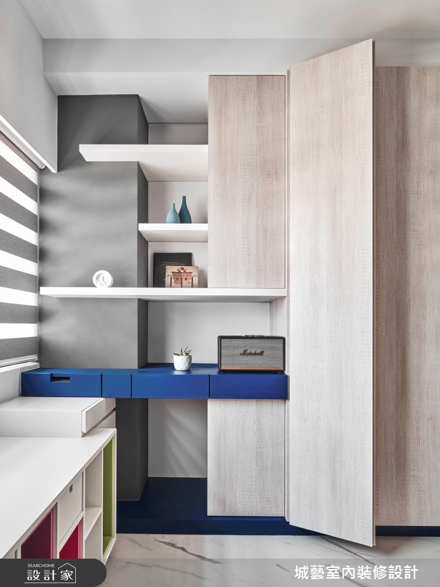 25坪老屋(16~30年)＿現代風臥室案例圖片＿城藝空間設計＿城藝_藍色時代之15
