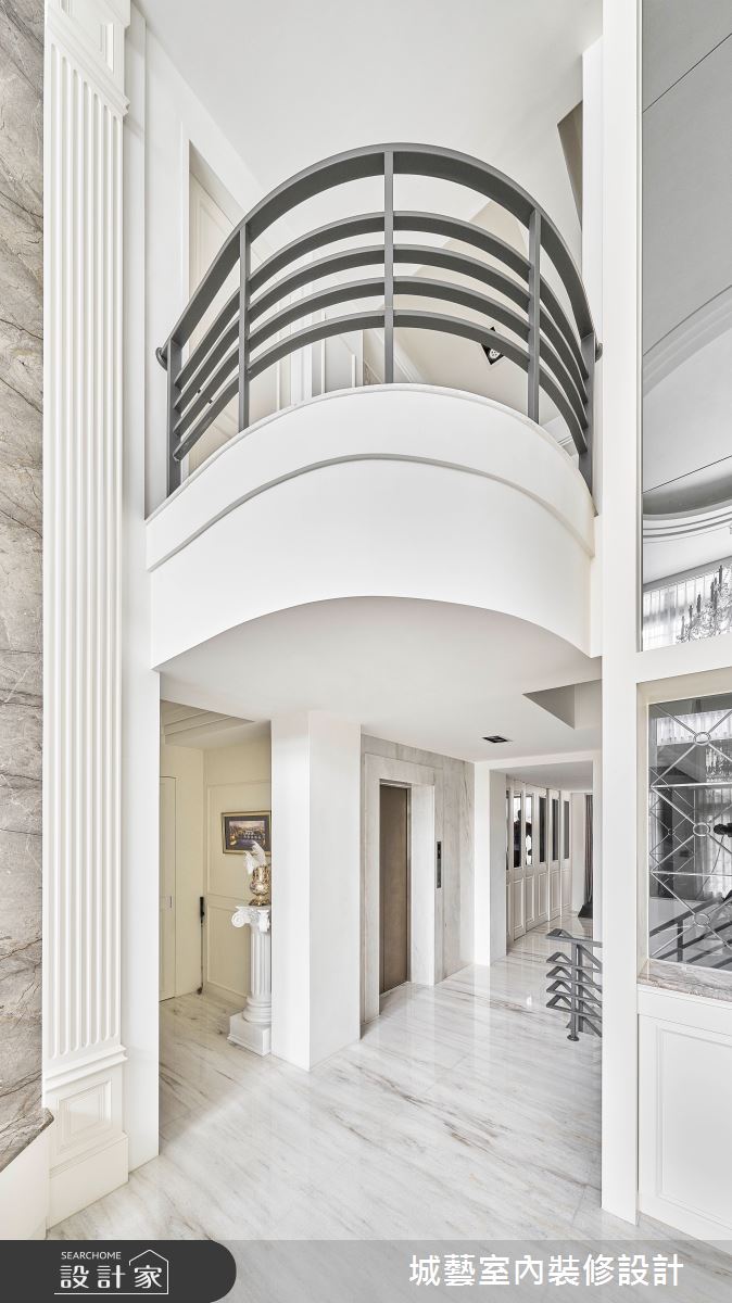 200坪新成屋(5年以下)＿美式風客廳走廊案例圖片＿城藝空間設計＿城藝_流光雅室之7