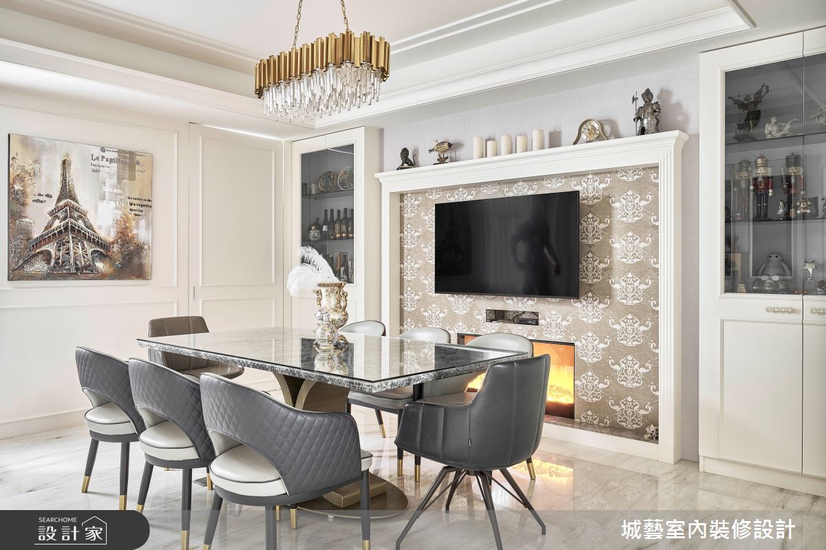 200坪新成屋(5年以下)＿美式風餐廳案例圖片＿城藝空間設計＿城藝_流光雅室之12