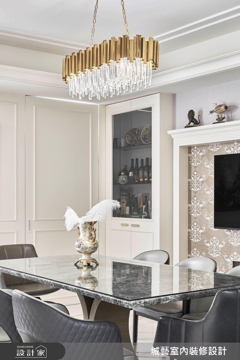 200坪新成屋(5年以下)＿美式風餐廳案例圖片＿城藝空間設計＿城藝_流光雅室之14