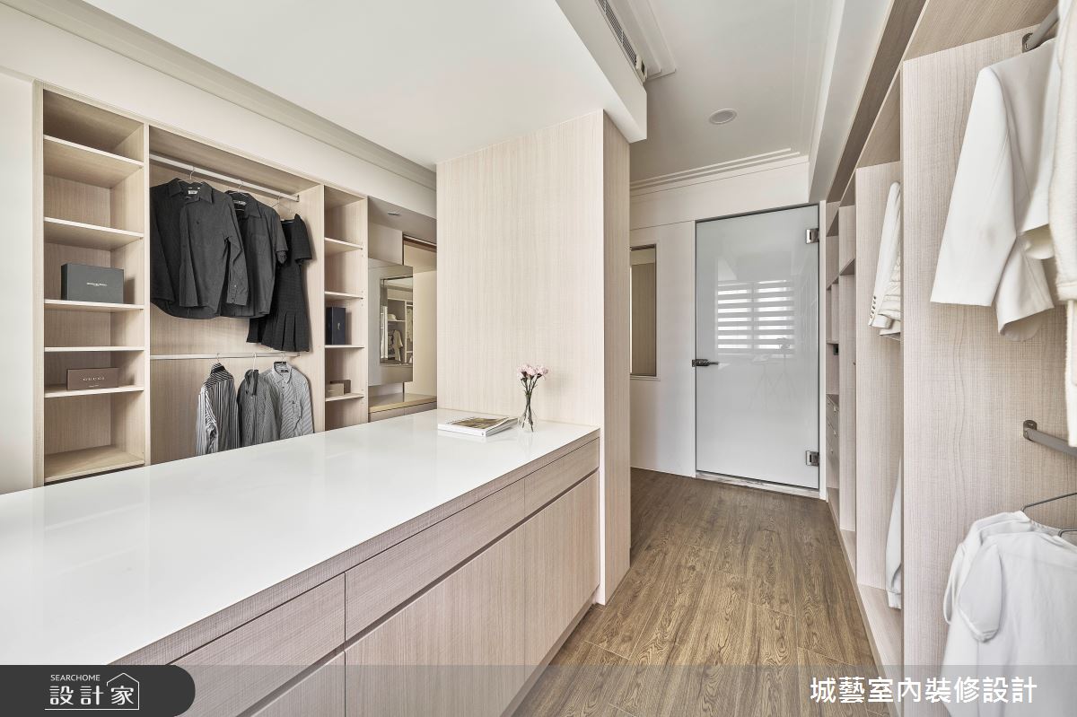 200坪新成屋(5年以下)＿美式風更衣間案例圖片＿城藝空間設計＿城藝_流光雅室之23