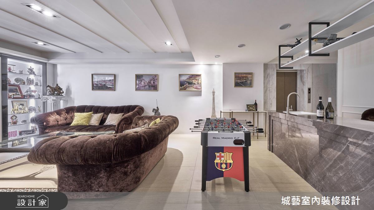200坪新成屋(5年以下)＿美式風吧檯多功能室案例圖片＿城藝空間設計＿城藝_流光雅室之29