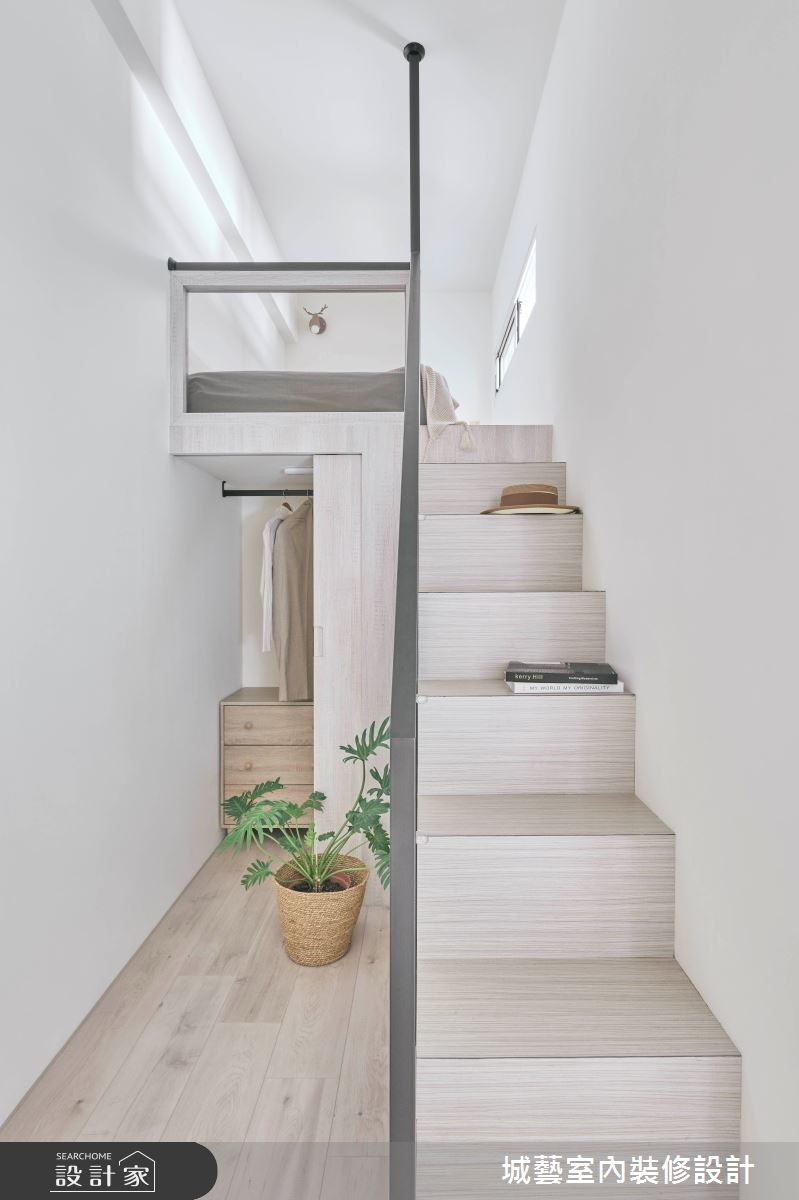 21坪新成屋(5年以下)＿北歐風樓梯客房案例圖片＿城藝空間設計＿城藝_北歐日光之11