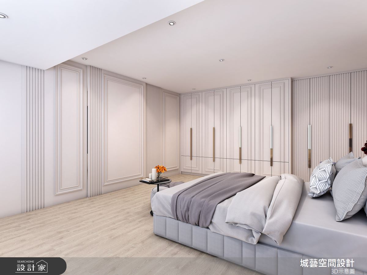 45坪毛胚屋＿新古典臥室案例圖片＿城藝空間設計＿城藝_藝居之5