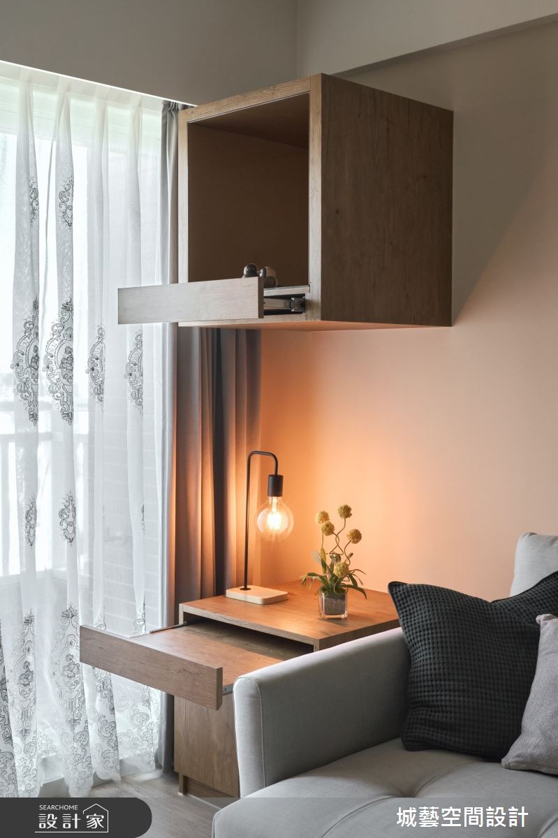 30坪新成屋(5年以下)＿現代風客廳案例圖片＿城藝空間設計＿城藝_暖光絢影之5