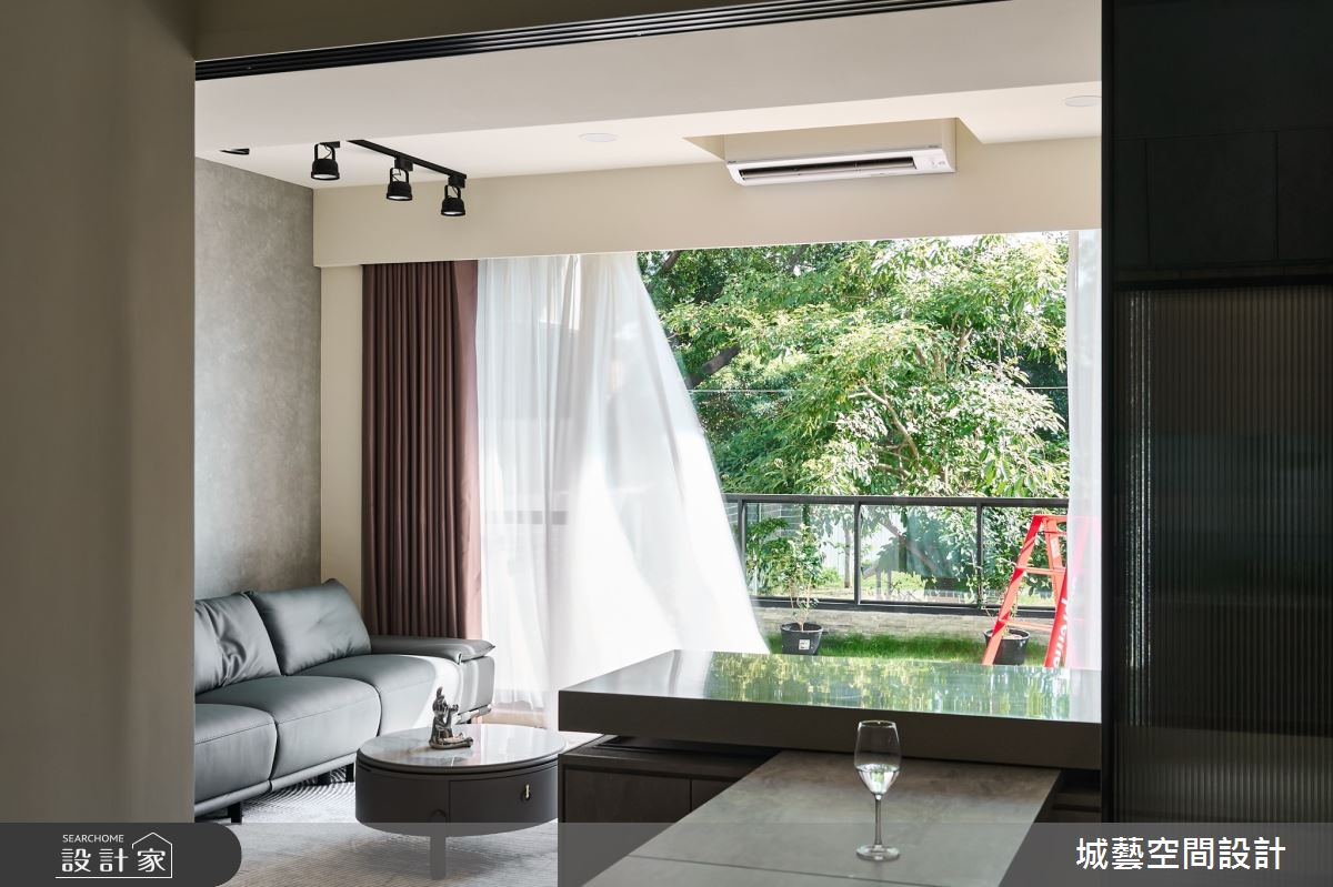 60坪新成屋(5年以下)＿混搭風客廳餐廳中島案例圖片＿城藝空間設計＿城藝_09之7