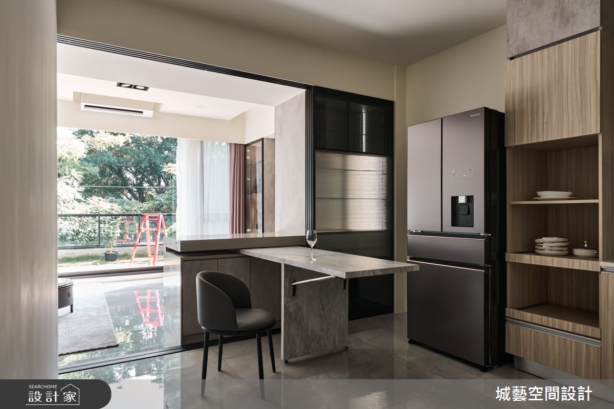 60坪新成屋(5年以下)＿混搭風餐廳中島案例圖片＿城藝空間設計＿城藝_09之6