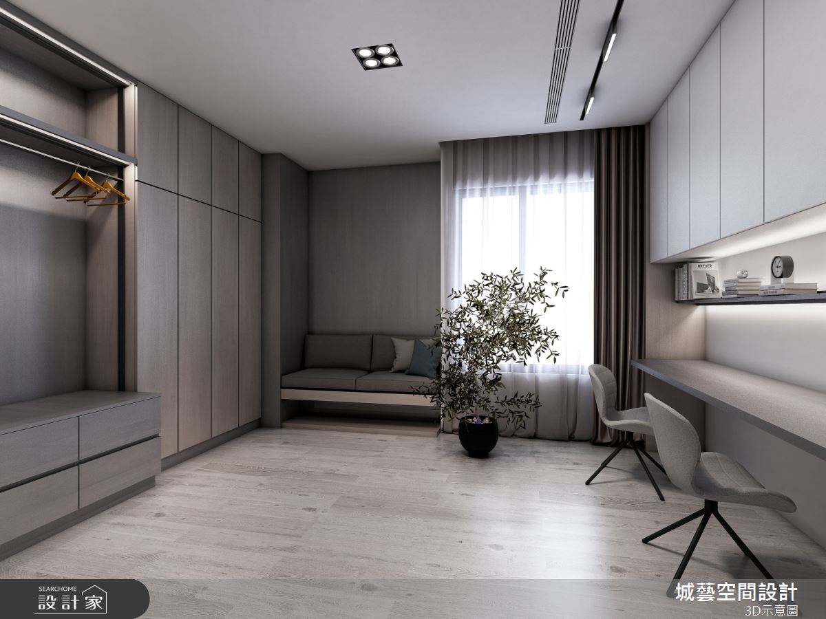 69坪新成屋(5年以下)＿混搭風書房案例圖片＿城藝空間設計＿城藝_18之8