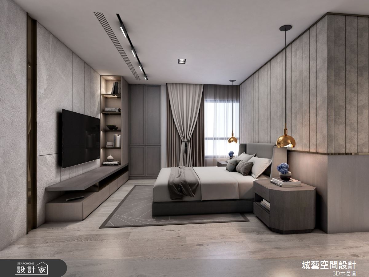 69坪新成屋(5年以下)＿混搭風臥室案例圖片＿城藝空間設計＿城藝_18之1523