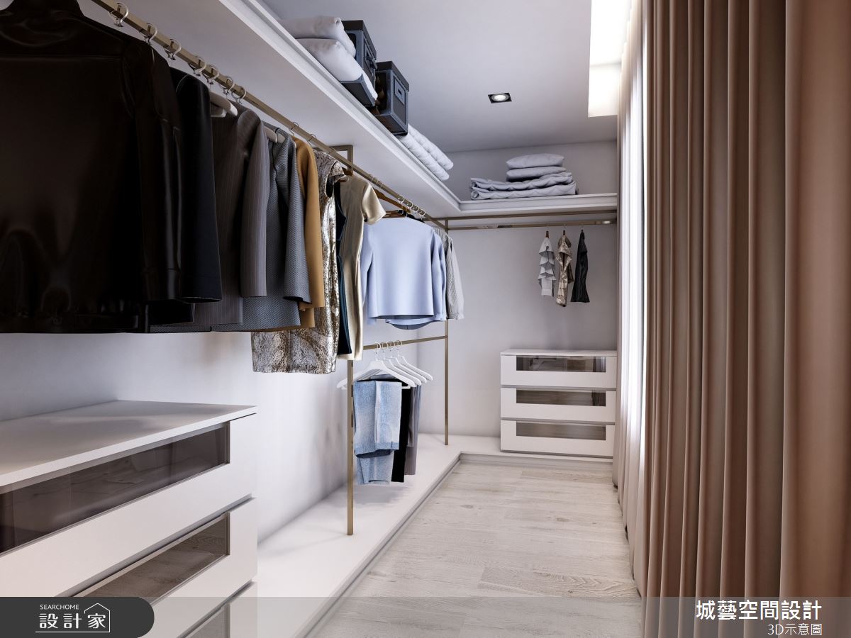 69坪新成屋(5年以下)＿混搭風更衣間案例圖片＿城藝空間設計＿城藝_18之14