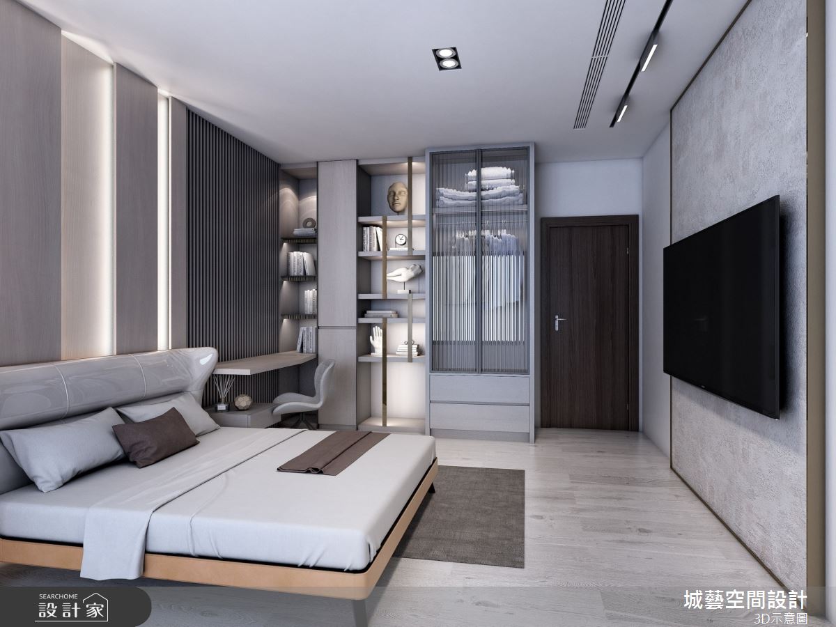 69坪新成屋(5年以下)＿混搭風臥室案例圖片＿城藝空間設計＿城藝_18之16
