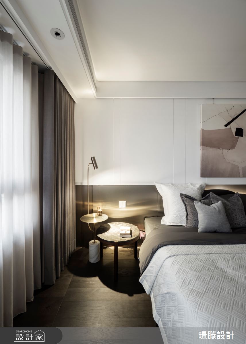 47坪新成屋(5年以下)＿現代風臥室案例圖片＿璟滕設計＿璟滕_茫原栗色之12