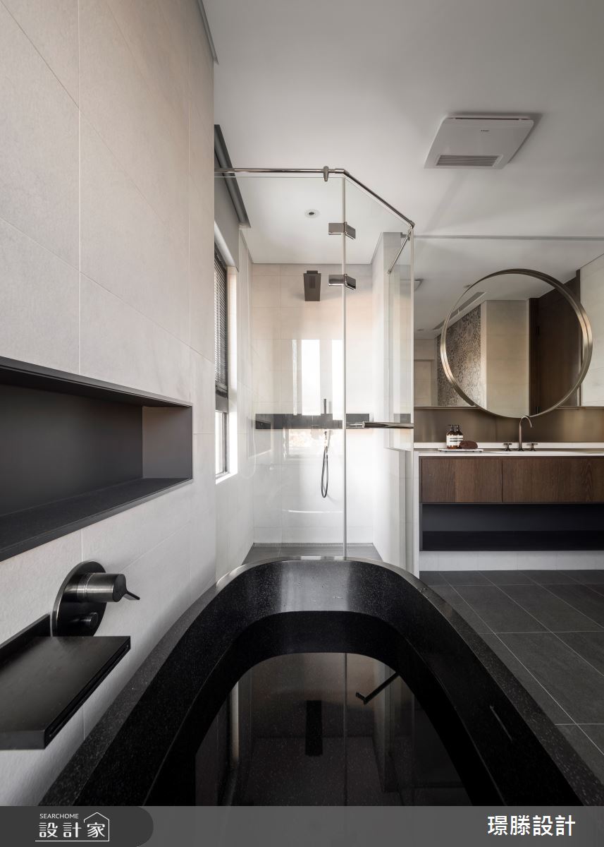 47坪新成屋(5年以下)＿現代風浴室案例圖片＿璟滕設計＿璟滕_茫原栗色之13