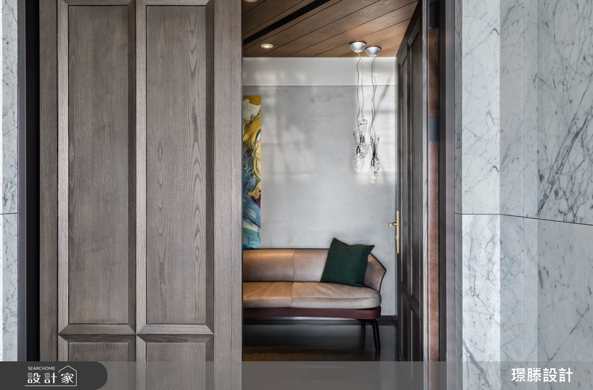 120坪新成屋(5年以下)＿混搭風玄關案例圖片＿璟滕設計＿璟滕_俯拾為藝之2