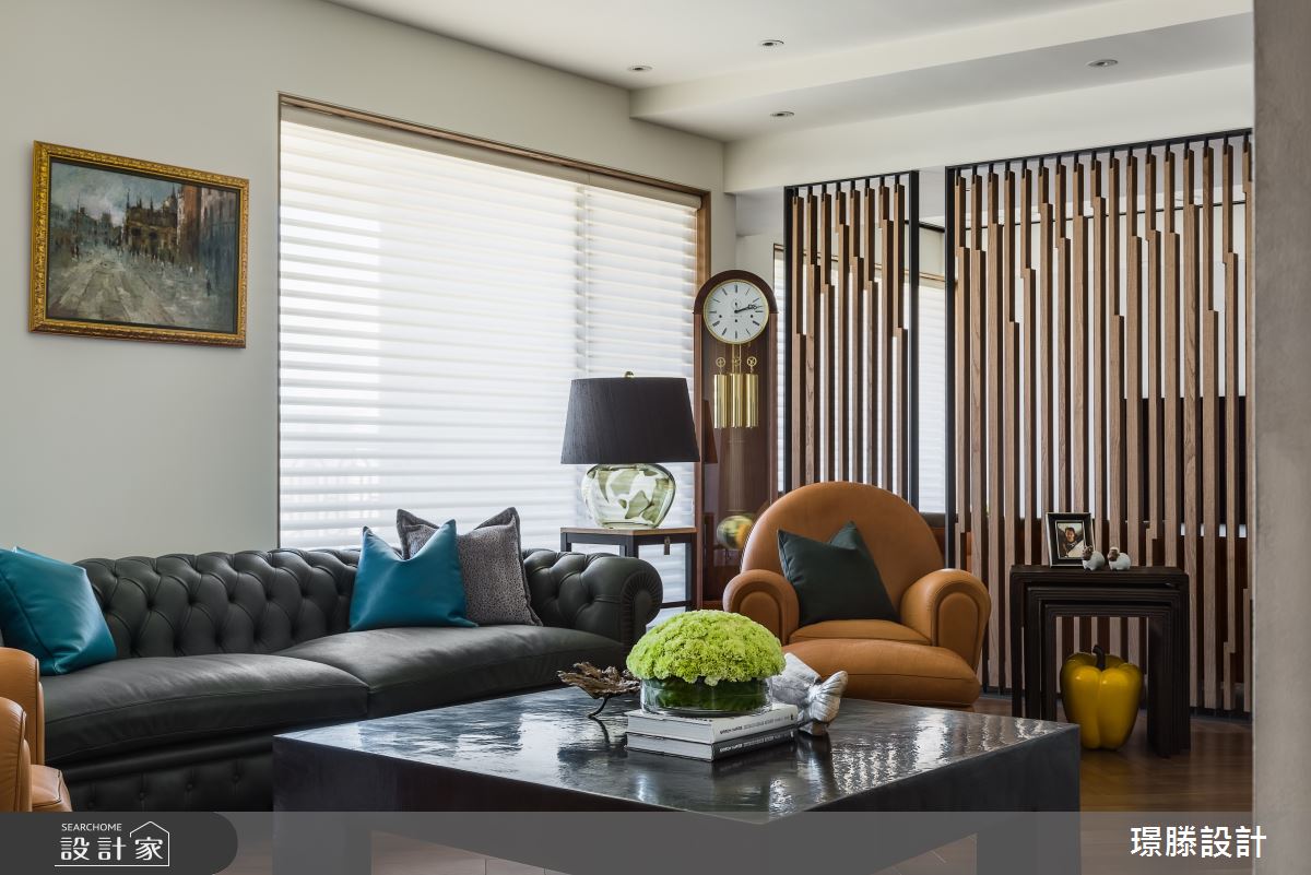 120坪新成屋(5年以下)＿混搭風客廳案例圖片＿璟滕設計＿璟滕_俯拾為藝之5
