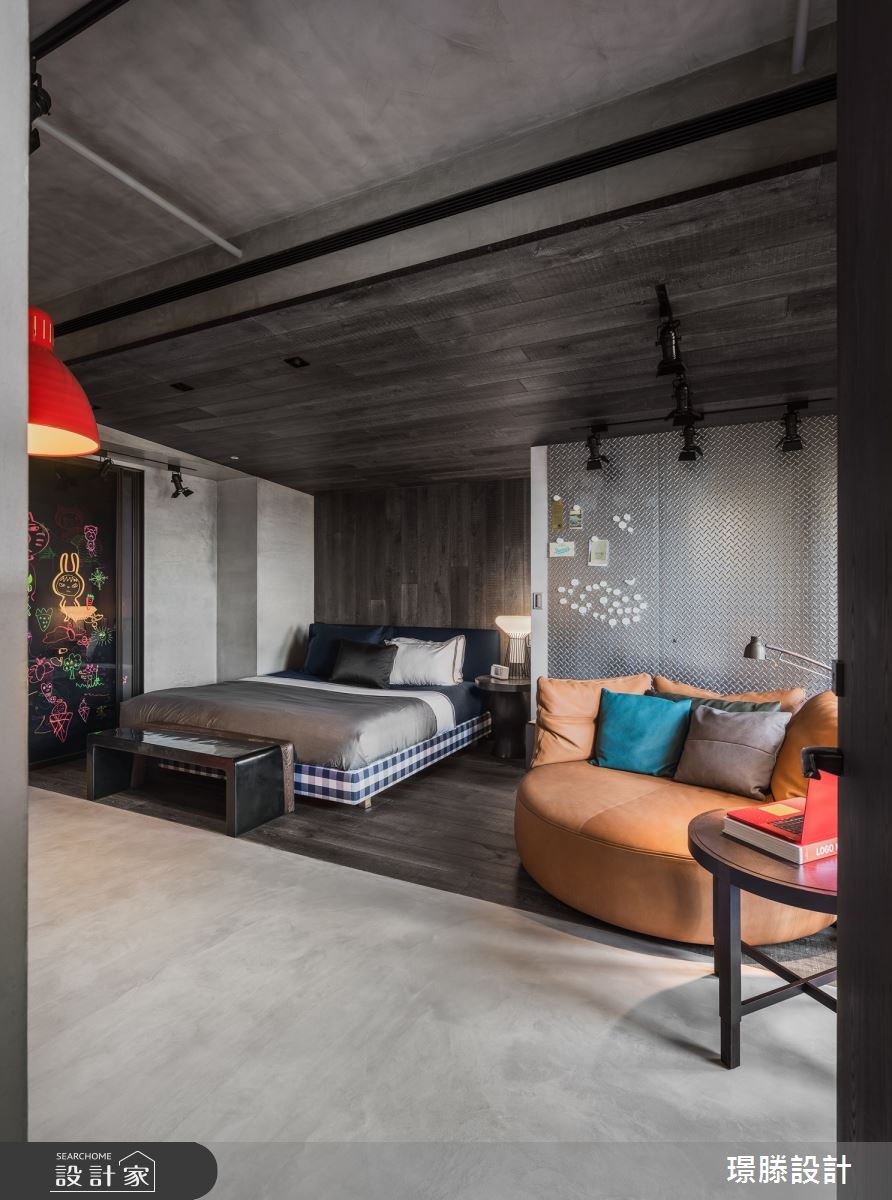120坪新成屋(5年以下)＿混搭風臥室案例圖片＿璟滕設計＿璟滕_俯拾為藝之18