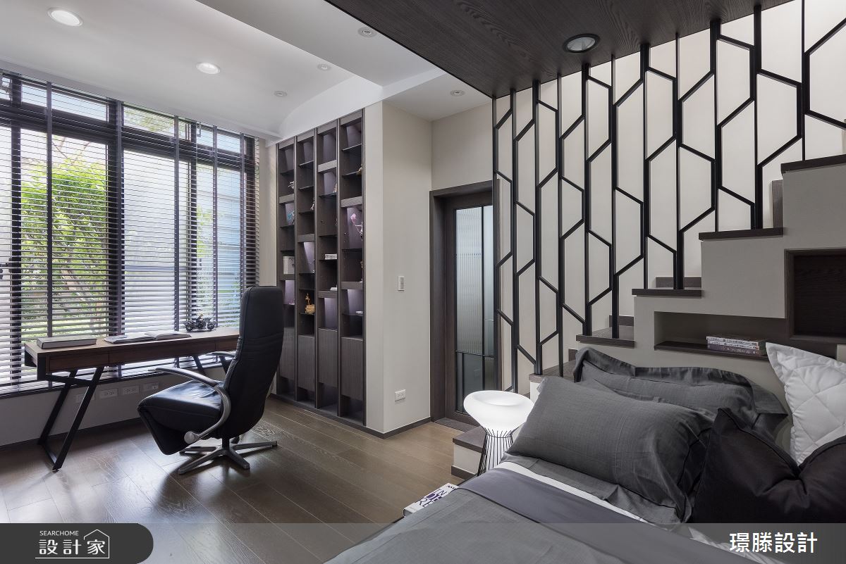 老屋(16~30年)＿混搭風樓梯客房案例圖片＿璟滕設計＿璟滕_02之9