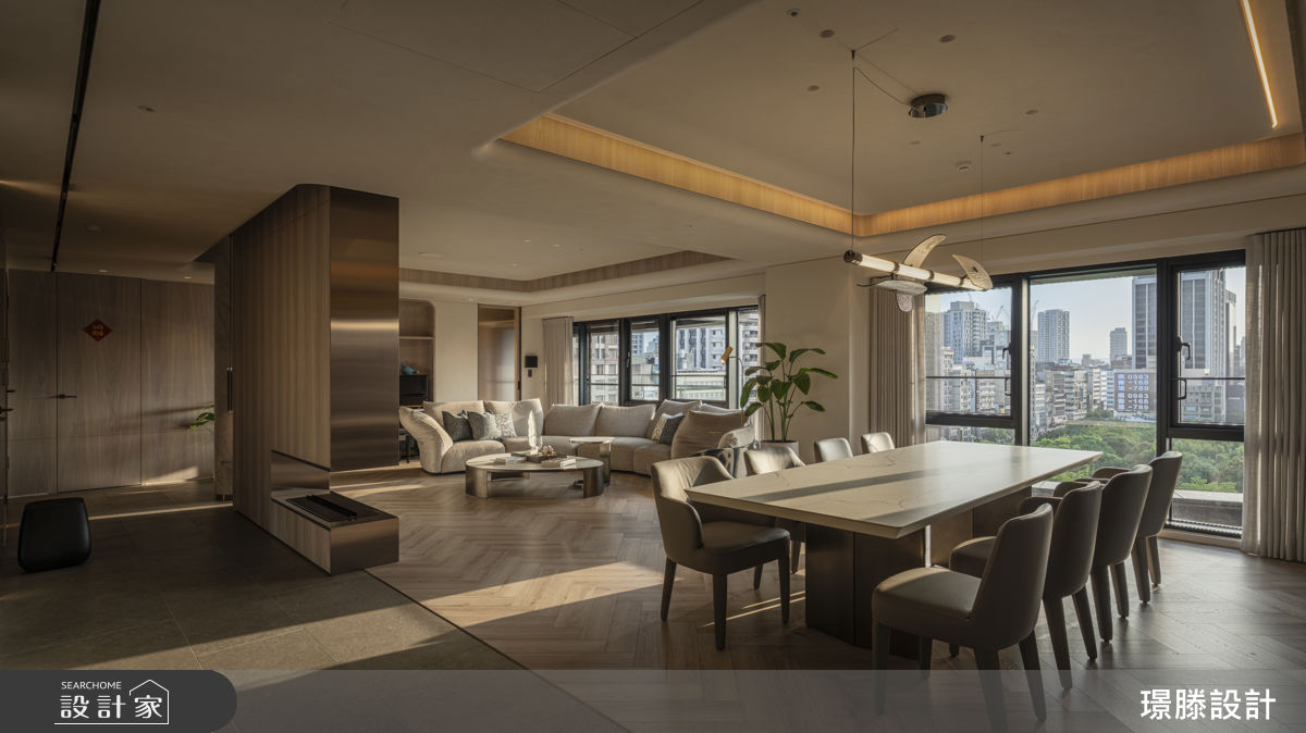 70坪毛胚屋＿現代風客廳餐廳案例圖片＿璟滕設計＿璟滕_10之6