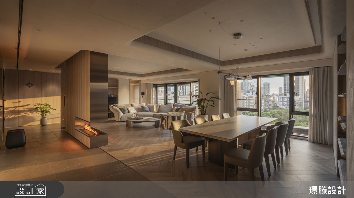 70坪毛胚屋＿現代風客廳餐廳案例圖片＿璟滕設計＿璟滕_10之7