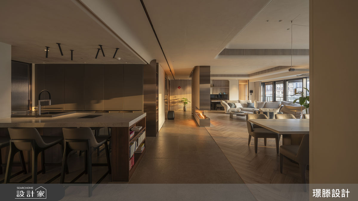 70坪毛胚屋＿現代風餐廳中島案例圖片＿璟滕設計＿璟滕_10之9