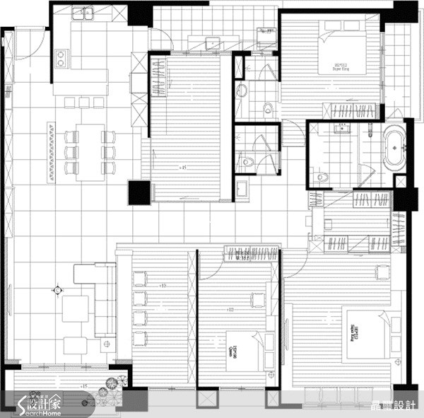 108坪新成屋(5年以下)＿簡約風案例圖片＿晶璽國際設計＿晶璽_04之13
