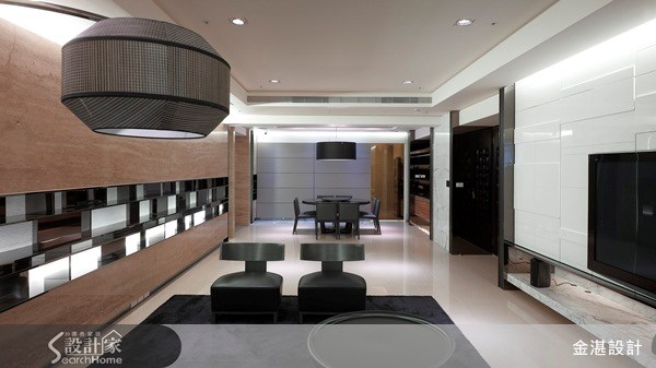 80坪預售屋＿奢華風客廳案例圖片＿金湛空間設計＿金湛_04之1