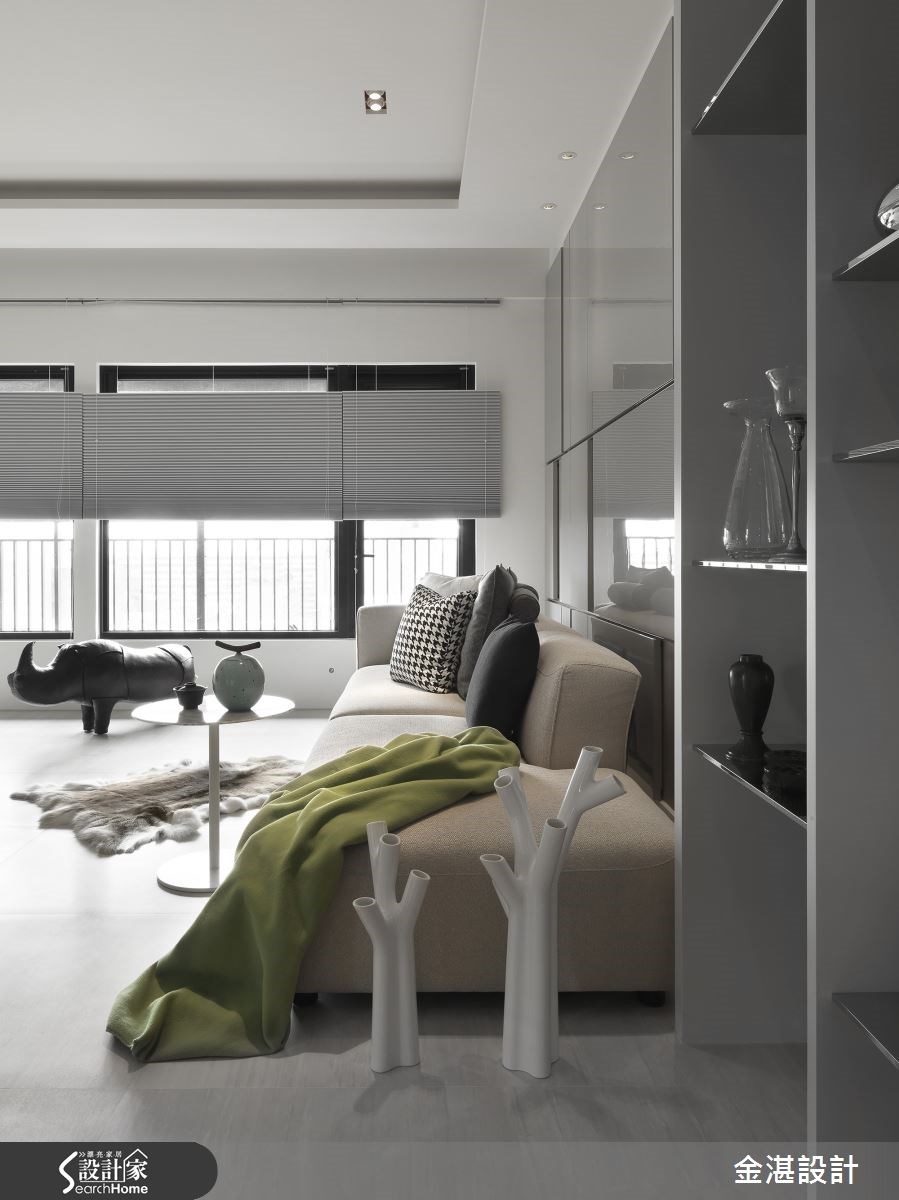 25坪新成屋(5年以下)＿混搭風客廳案例圖片＿金湛空間設計＿金湛_10之4