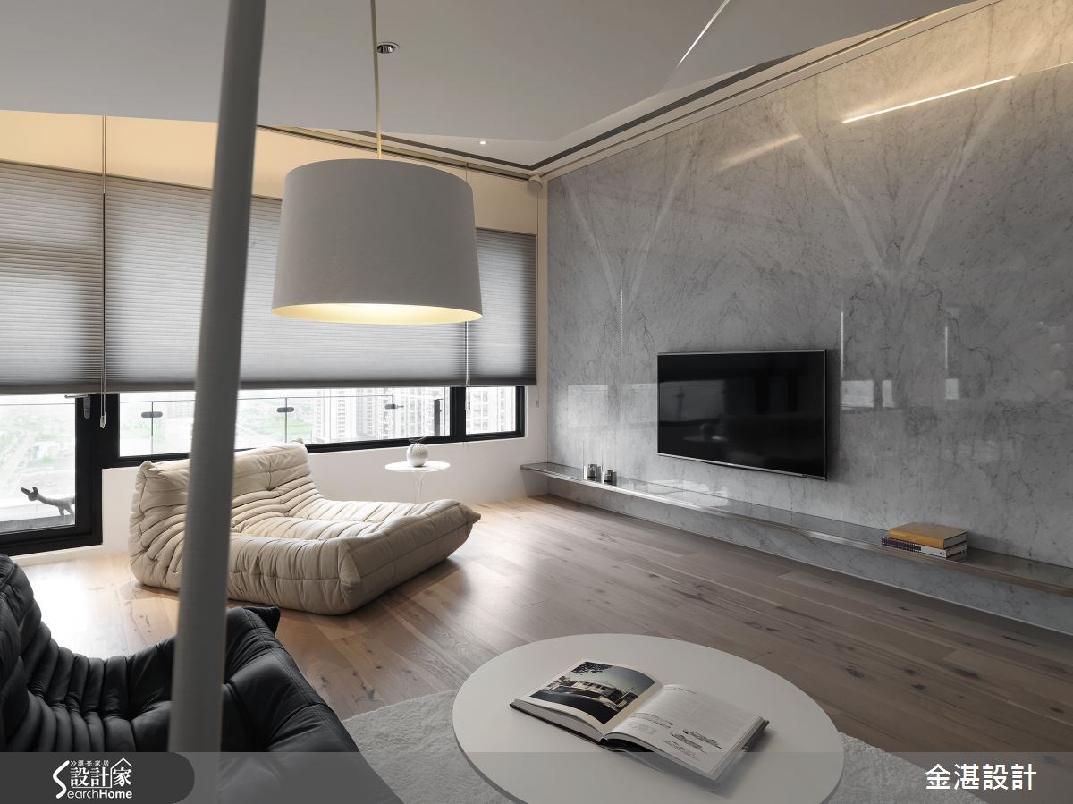 40坪預售屋＿混搭風客廳案例圖片＿金湛空間設計＿金湛_13之1