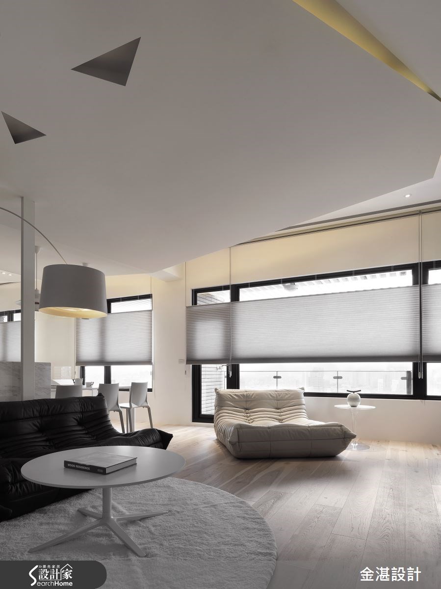 40坪預售屋＿混搭風客廳案例圖片＿金湛空間設計＿金湛_13之3