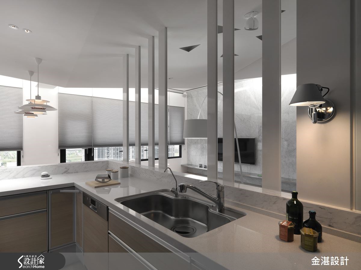 40坪預售屋＿混搭風廚房案例圖片＿金湛空間設計＿金湛_13之8