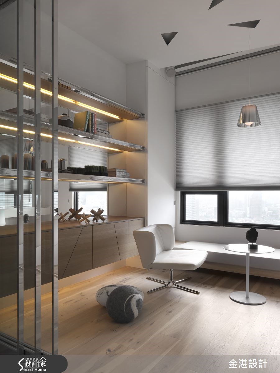 40坪預售屋＿混搭風客廳案例圖片＿金湛空間設計＿金湛_13之9