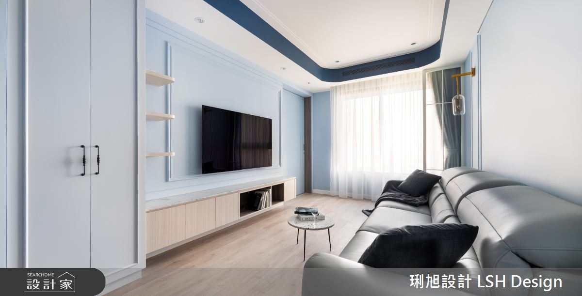 16坪新成屋(5年以下)＿美式風客廳案例圖片＿琍旭室內裝修設計＿琍旭_Y宅之1