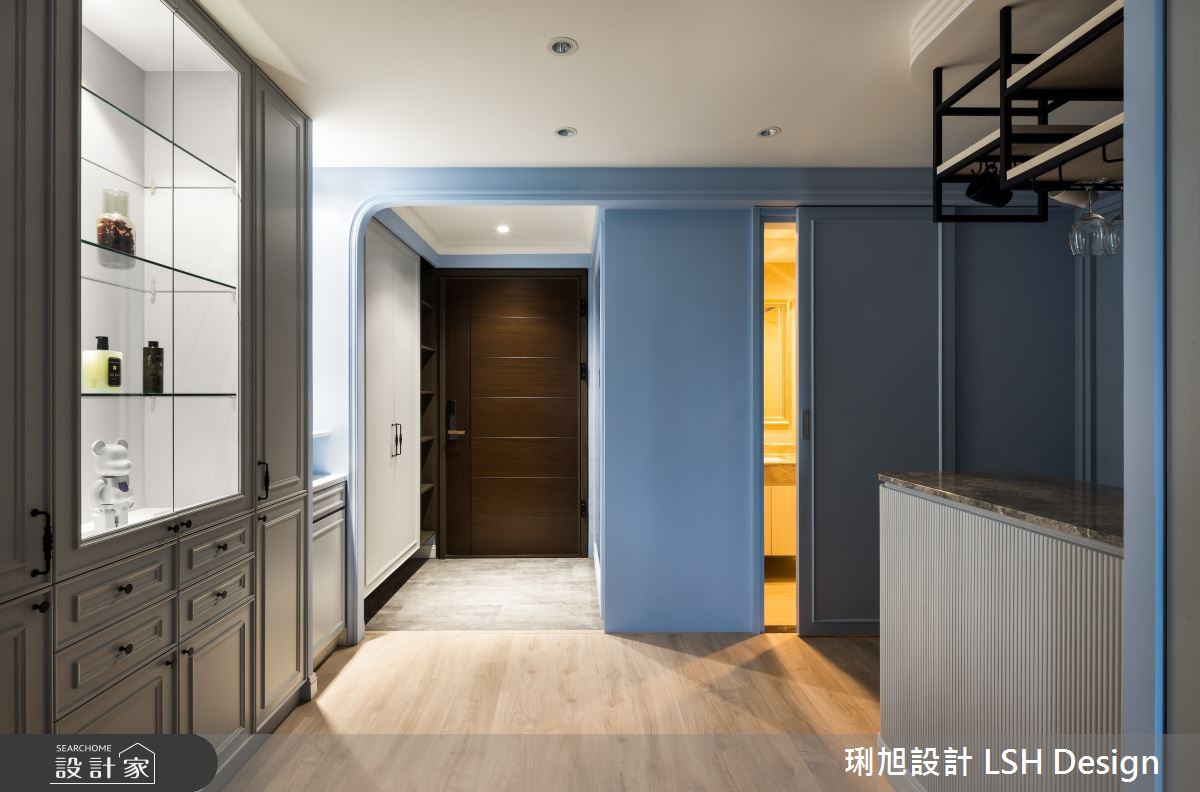 16坪新成屋(5年以下)＿美式風玄關餐廳吧檯浴室中島案例圖片＿琍旭室內裝修設計＿琍旭_Y宅之6