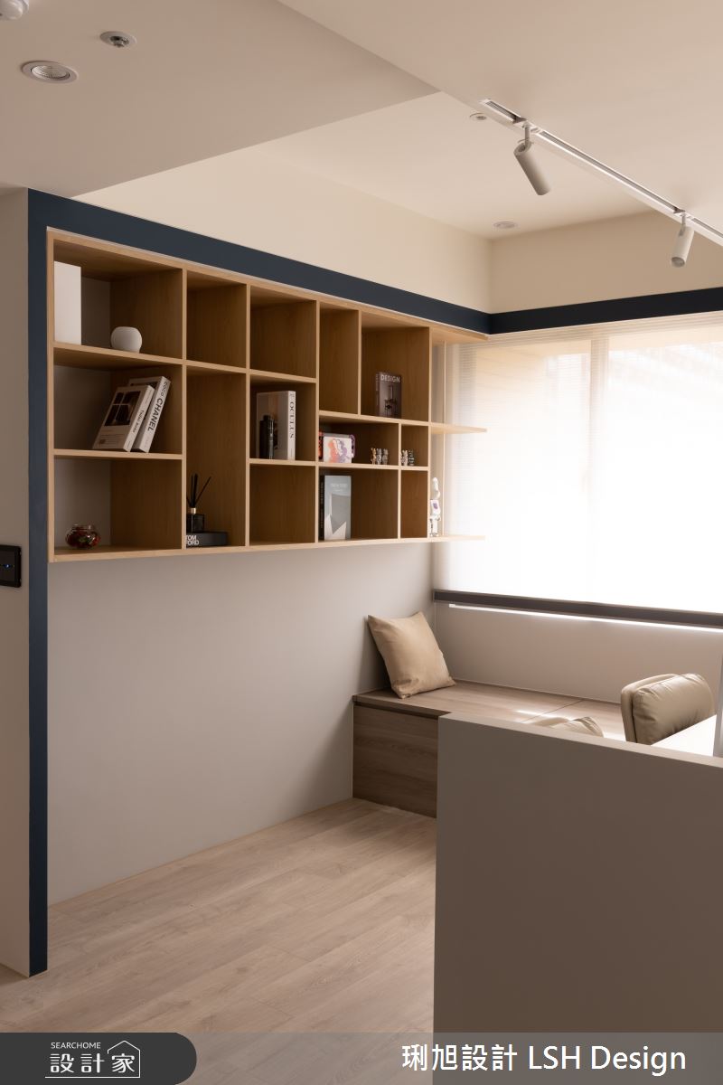 25坪中古屋(5~15年)＿現代風書房工作區臥榻案例圖片＿琍旭室內裝修設計＿琍旭_原 ‧ 折之12