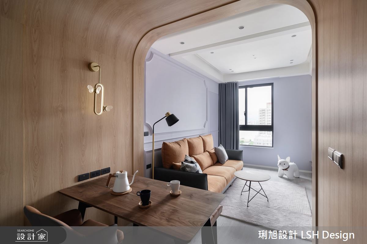 15坪新成屋(5年以下)＿美式風客廳餐廳案例圖片＿琍旭室內裝修設計＿琍旭_SOHO之4