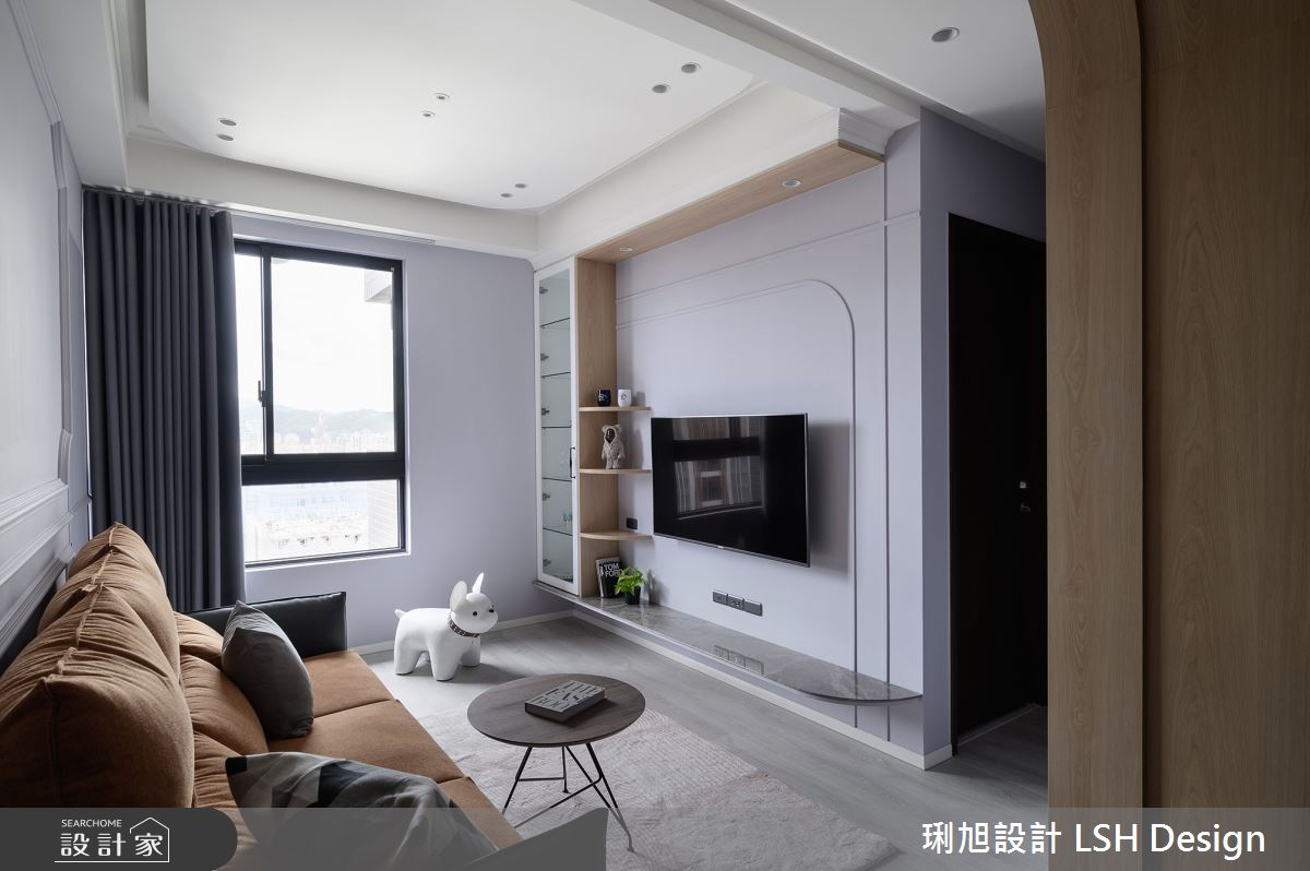 15坪新成屋(5年以下)＿美式風客廳案例圖片＿琍旭室內裝修設計＿琍旭_SOHO之11