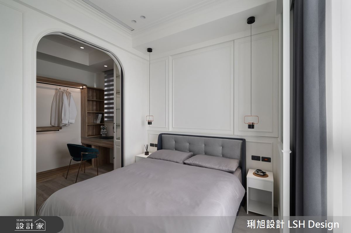 15坪新成屋(5年以下)＿美式風臥室更衣間案例圖片＿琍旭室內裝修設計＿琍旭_SOHO之18