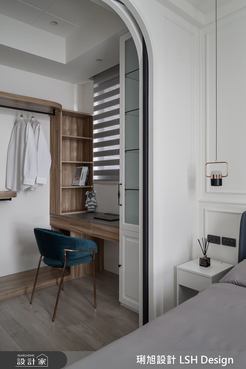 15坪新成屋(5年以下)＿美式風臥室更衣間案例圖片＿琍旭室內裝修設計＿琍旭_SOHO之23