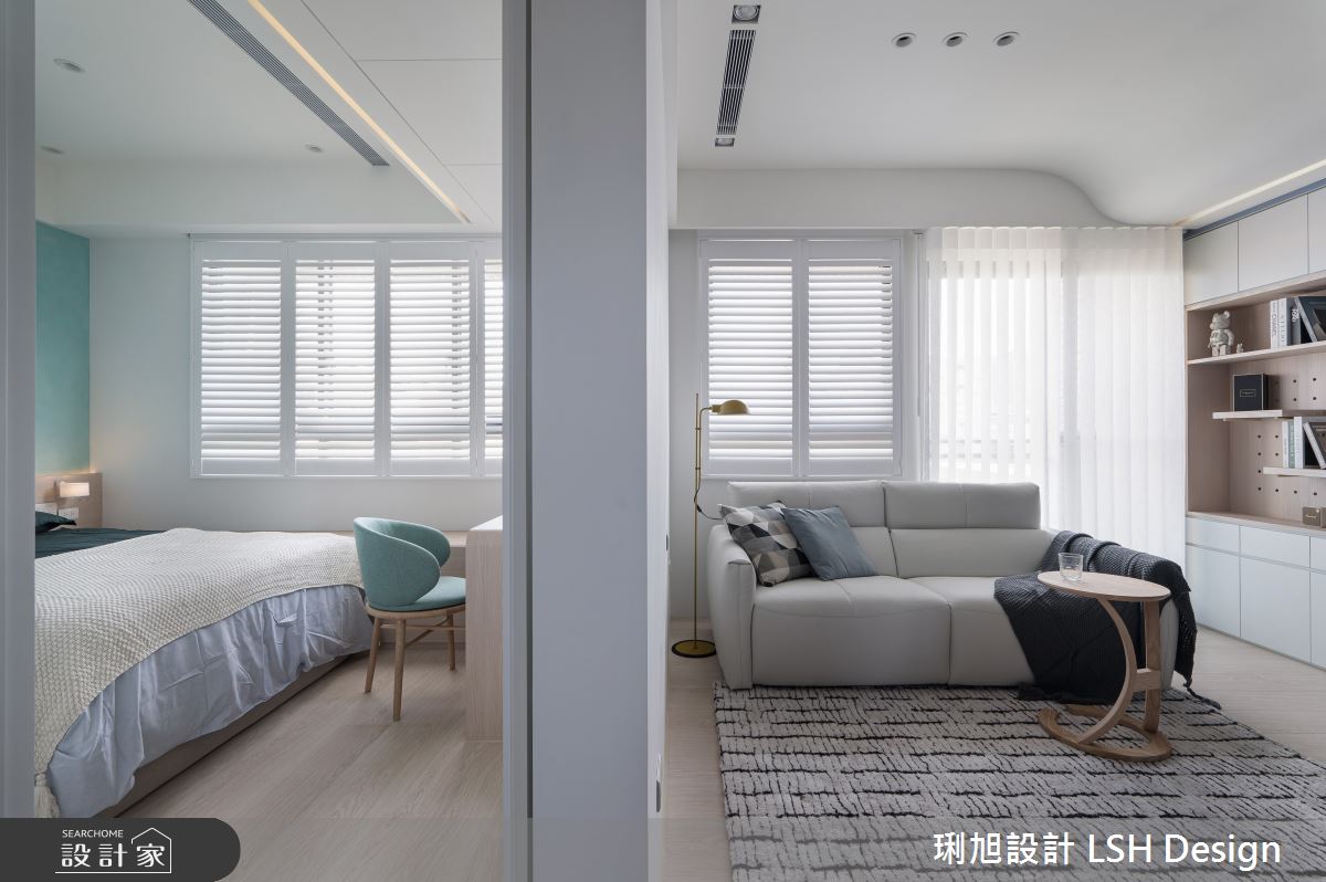15坪新成屋(5年以下)＿北歐風客廳臥室案例圖片＿琍旭室內裝修設計＿琍旭_賦格之20