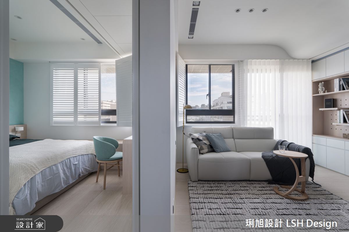 15坪新成屋(5年以下)＿北歐風客廳臥室案例圖片＿琍旭室內裝修設計＿琍旭_賦格之21