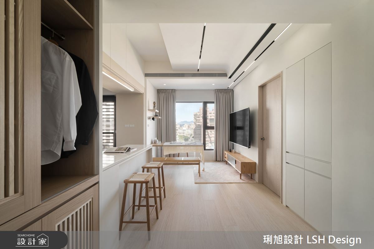 14坪新成屋(5年以下)＿日式無印風玄關客廳餐廳中島案例圖片＿琍旭室內裝修設計＿琍旭_小時光之17