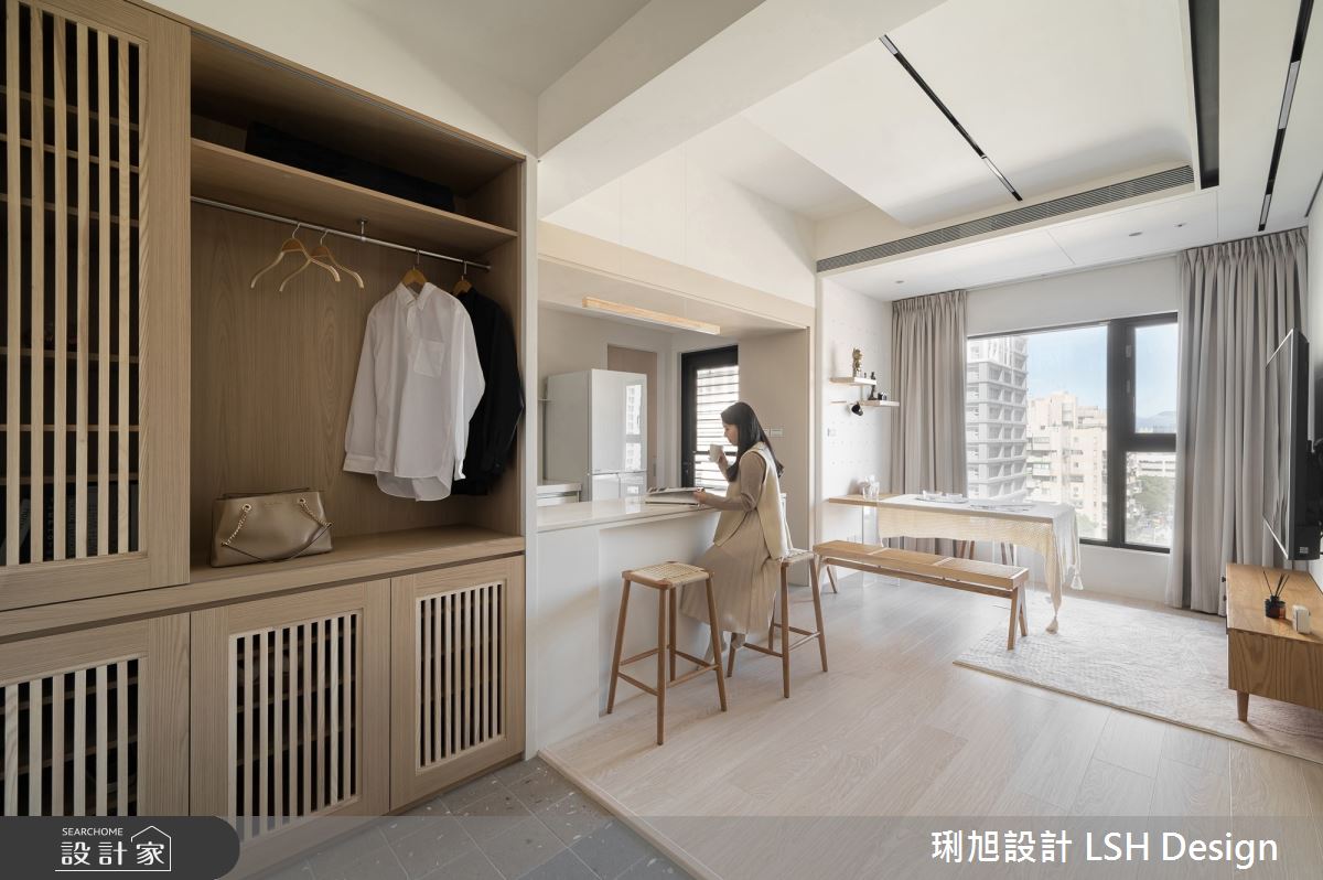 14坪新成屋(5年以下)＿日式無印風玄關客廳餐廳中島案例圖片＿琍旭室內裝修設計＿琍旭_小時光之19