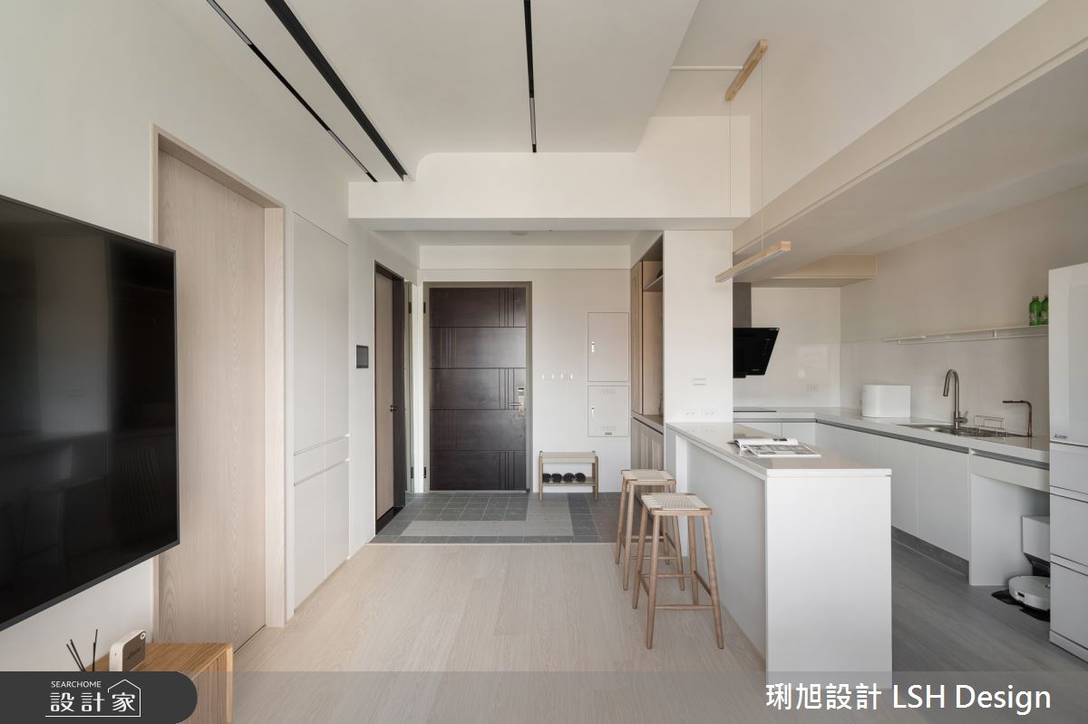 14坪新成屋(5年以下)＿日式無印風玄關客廳廚房中島案例圖片＿琍旭室內裝修設計＿琍旭_小時光之27
