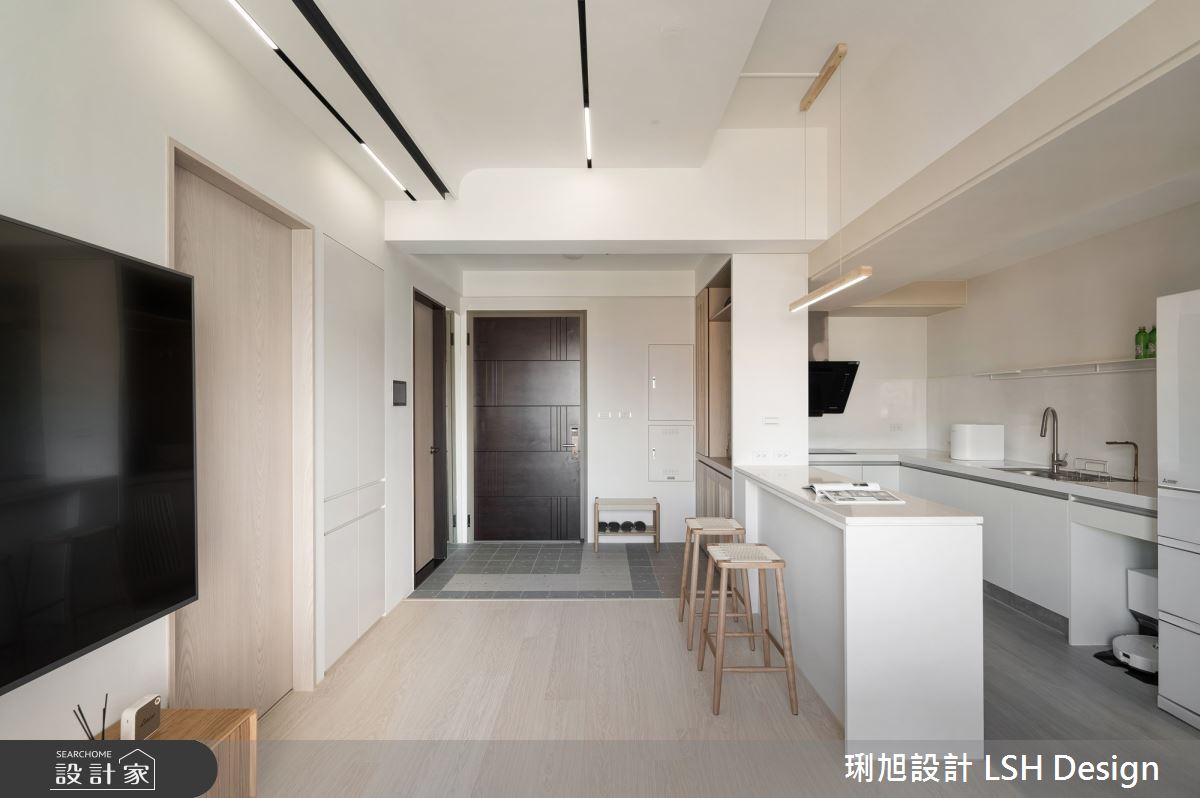 14坪新成屋(5年以下)＿日式無印風玄關客廳廚房中島案例圖片＿琍旭室內裝修設計＿琍旭_小時光之28
