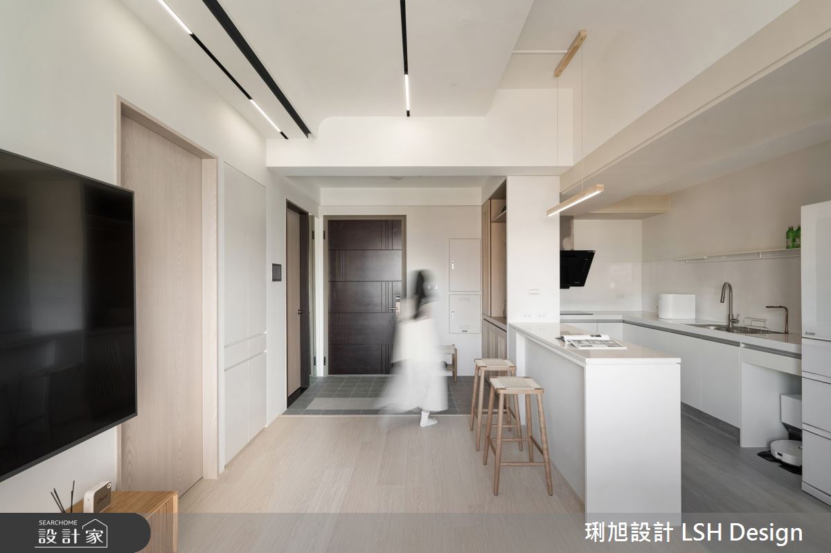 14坪新成屋(5年以下)＿日式無印風玄關客廳廚房中島案例圖片＿琍旭室內裝修設計＿琍旭_小時光之29